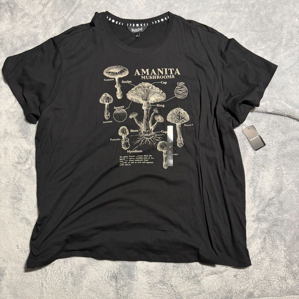 Torrid Nightfall Amanita Oversized Crew Tee